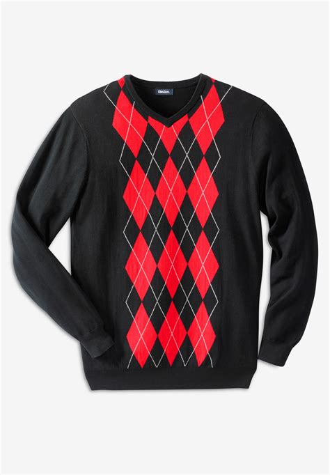 burberry white and black argyle v neck sweater|burberry designer sweater.